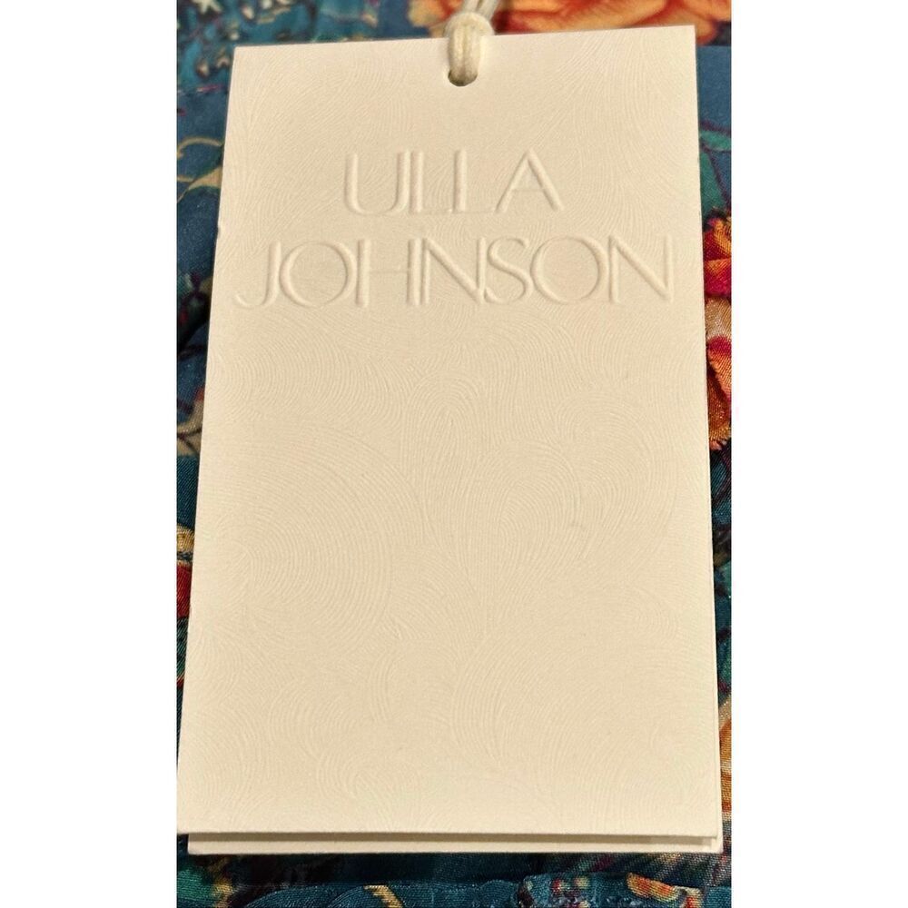 ULLA JOHNSON Ilaria Silk Dress in Bluette NWT Size 4 - Picture 9 of 11